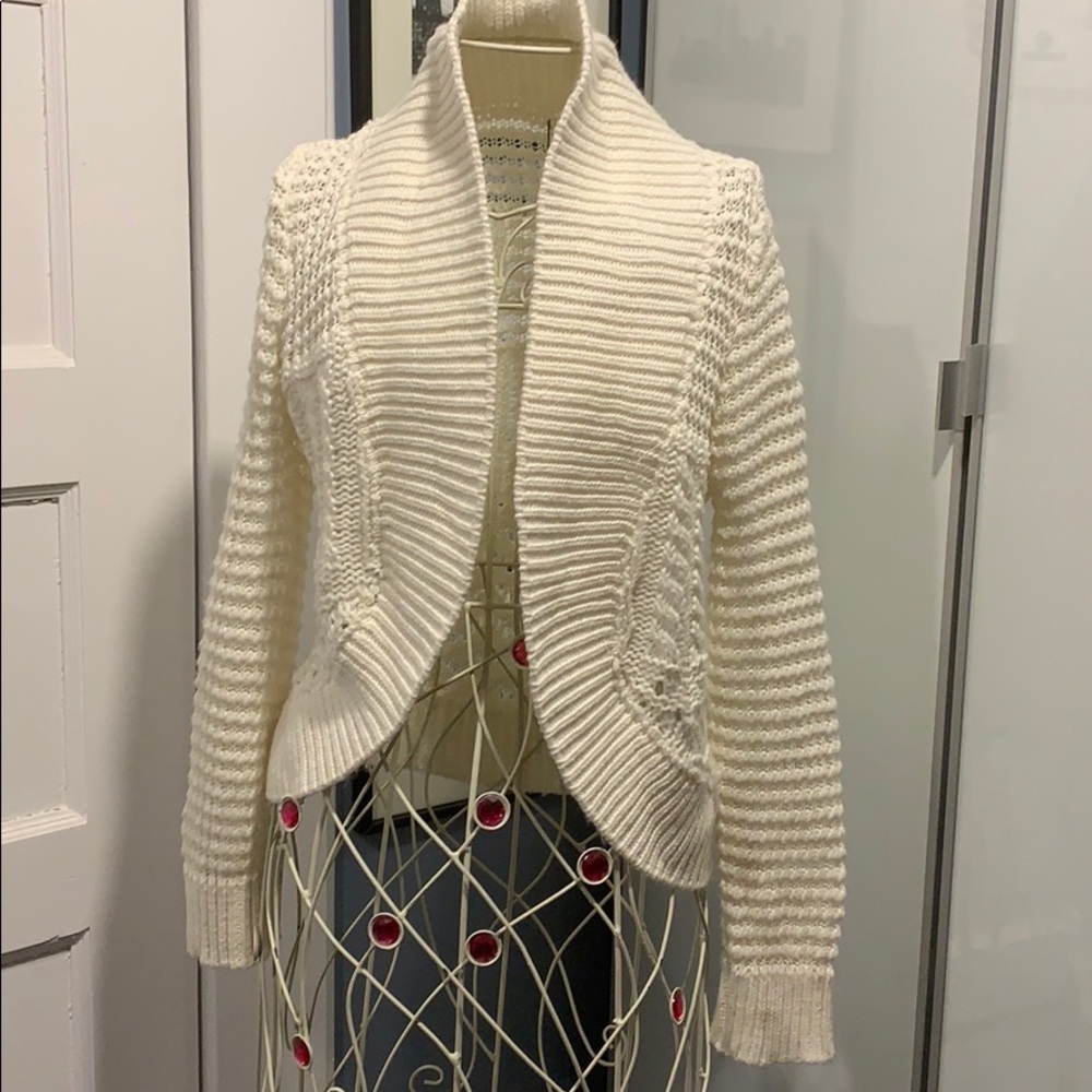Poof girls M 10/12 knit shrug